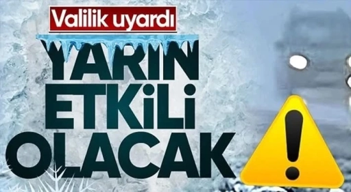 Gaziantep Valiliği&rsquo;nden Soğuk Hava ve Kar Yağışı Uyarısı