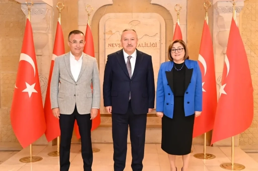 Gaziantep Valisi Çeber ve Başkan Şahin Nevşehir'de