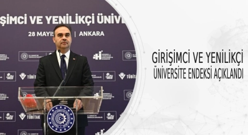 Girişimci ve Yenilikçi Üniversite Endeksi Açiklandi