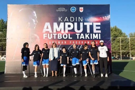 T&Uuml;RKİYE'NİN İLK KADIN AMPUTE TAKIMI GAZİ ŞEHİR'DE!