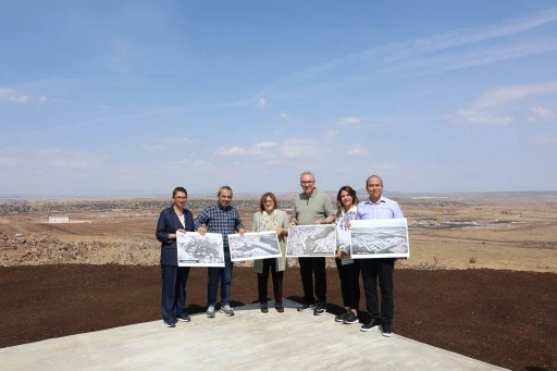 BAŞKAN ŞAHİN, YENİ TUGAY ALANINDA &Ccedil;ALIŞMALARI İNCELEDİ
