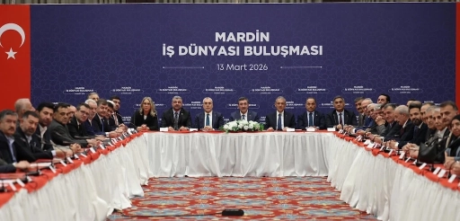 Cumhurbaşkanı Yardımcısı Yılmaz ve Bakan  Işıkhan Mardin'de İş D&uuml;nyası ile buluştu