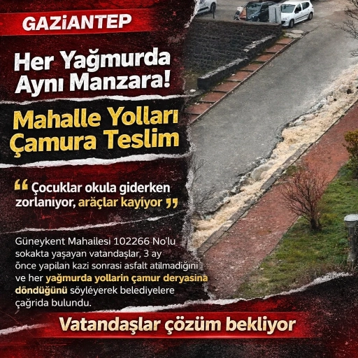 Her Yağmurda &Ccedil;amur Deryası: G&uuml;neykent&rsquo;te Vatandaşlardan Belediyeye &Ccedil;ağrı