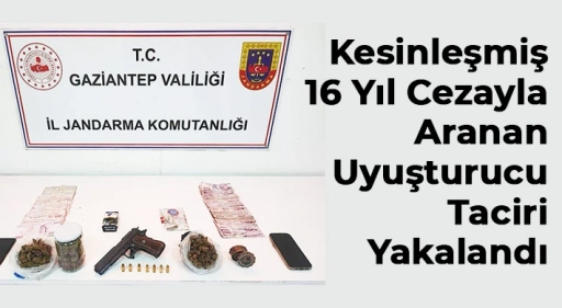 Kesinleşmiş 16 Yıl Hapis Cezası Bulunan Uyuşturucu Taciri Bağ Evinde Yakalandı