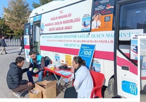 Mardin’de Mobil Sigara Bırakma Polikliniği Hizmete Başladı
