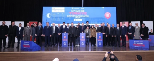 Mardin'de Y&uuml;zyılın Konut Projesi ile yapılacak konutların hak sahipleri kurayla belirlendi