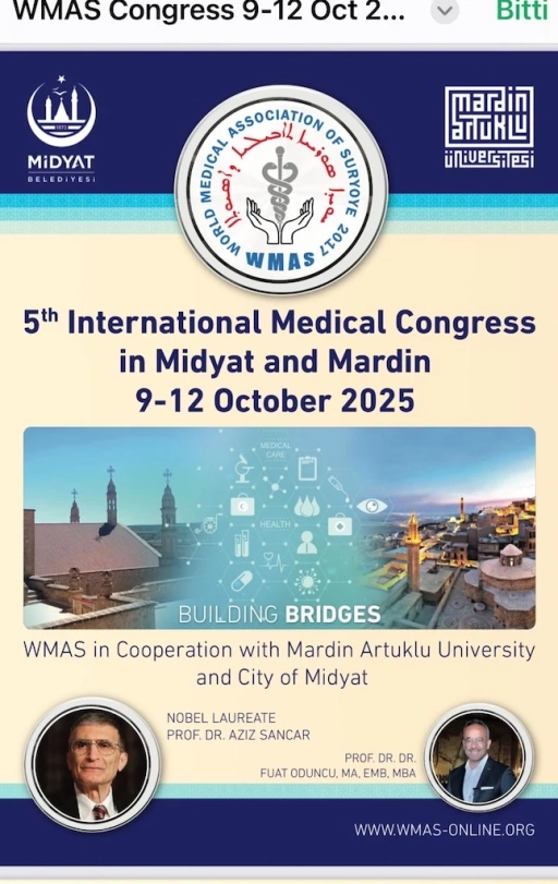 Midyat ve Mardin’de 5. Uluslararası Tıp Kongresi