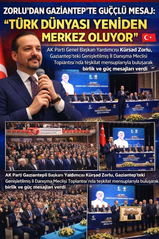 Prof.Dr. K&uuml;rşad Zorlu, &ldquo;T&uuml;rk d&uuml;nyası yeniden merkez oluyor&hellip;&rdquo;
