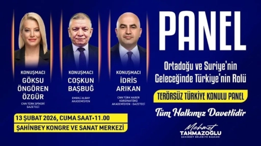 Şahinbey Belediyesi&rsquo;nden &ldquo;Ter&ouml;rs&uuml;z T&uuml;rkiye&rdquo; Paneli