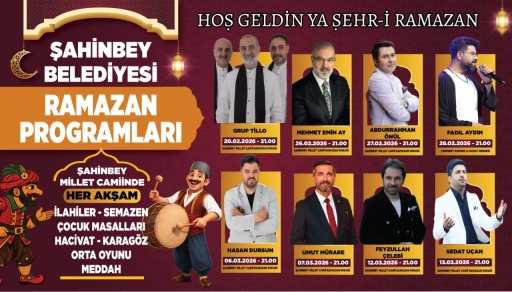 Şahinbey&rsquo;de Ramazan Buluşmaları Millet Camii ve K&uuml;lliyesi&rsquo;nde Başlıyor