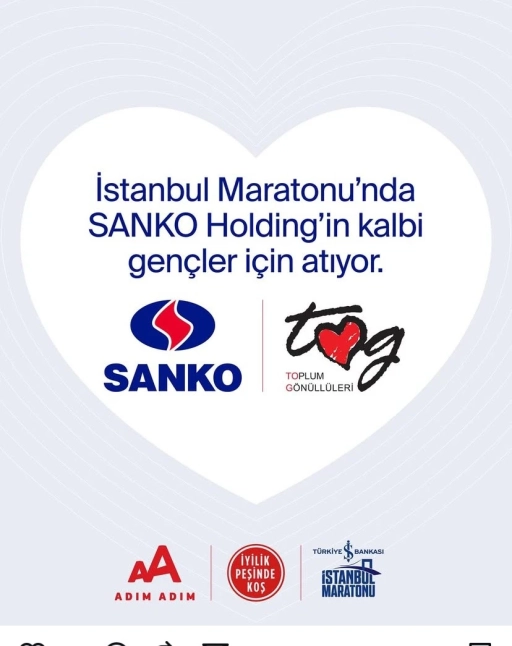 SANKO Holding İstanbul Maratonu’nda Gençler İçin Koşuyor
