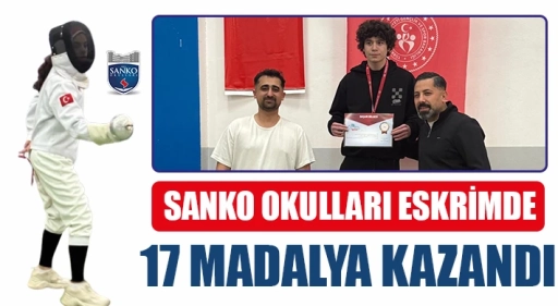 SANKO Okulları Eskrimde K&uuml;rs&uuml;ye Damga Vurdu