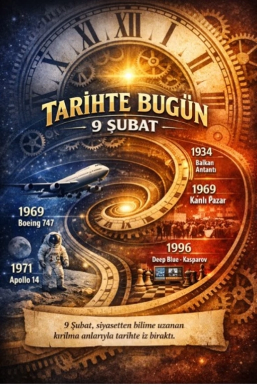 TARİHTE BUG&Uuml;N: 9 ŞUBAT