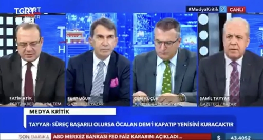 Tayyar’dan Çarpıcı İddia; DEM Parti–PKK Hattında Bölünme Krizi, “İnfazlar Olabilir” Uyarısı