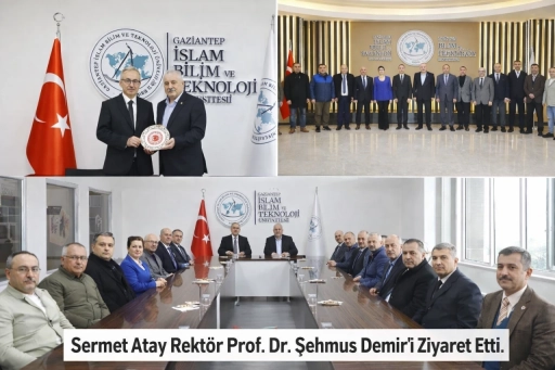 TBMM Meclis İdare Amiri Sermet Atay Rekt&ouml;r Prof. Dr. Şehmus Demir&rsquo;i Ziyaret Etti