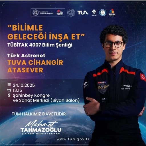 Türk Astronot Tuva Cihangir Atasever Gaziantep’te!