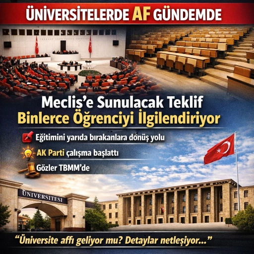 &Uuml;niversitelerde Yeni Af Yolda: &Ccedil;alışma Başlatıldı, Teklif Meclis&rsquo;e Sunulacak